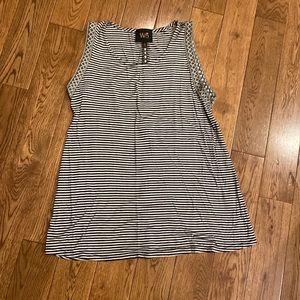 Striped tank womens small soft